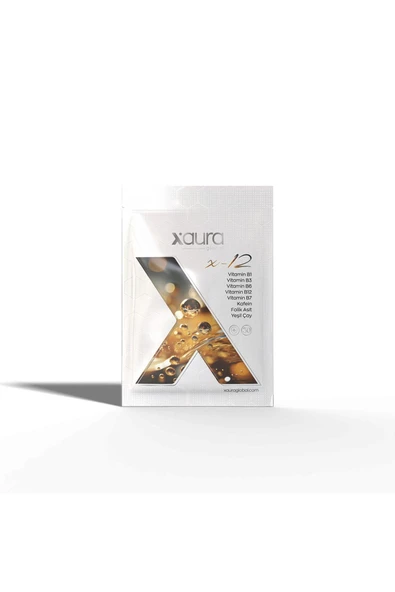 XAURA X-12 TRANSDERMAL BANT – B VİTAMİN KOMPLEKSİ, KAFEİN VE YEŞİL ÇAY ZİNDELİK DESTEĞİ 30 BANT ürün görseli 1