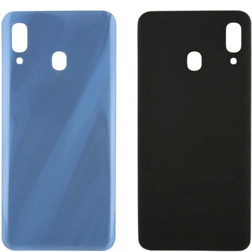 Samsung A30 SM-A305F Uyumlu Arka Pil Kapağı Mavi ürün görseli 1