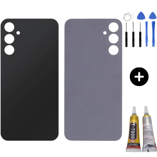 Samsung A24 SM-A245F Uyumlu Arka Pil Kapağı Siyah + Montaj Seti ürün görseli 1