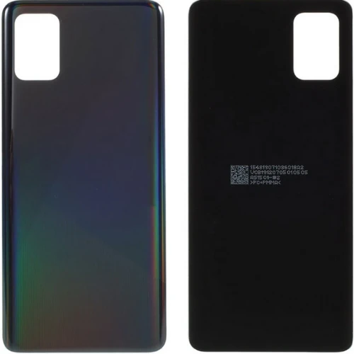 Samsung A51 SM-A515 Uyumlu Arka Pil Kapağı Siyah ürün görseli 1