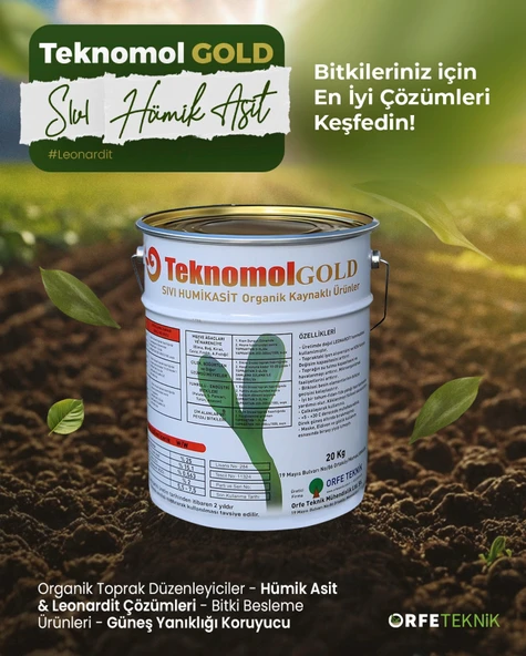 Teknomol Gold Sıvı Hümik Asit - 5 Kg ürün görseli 1
