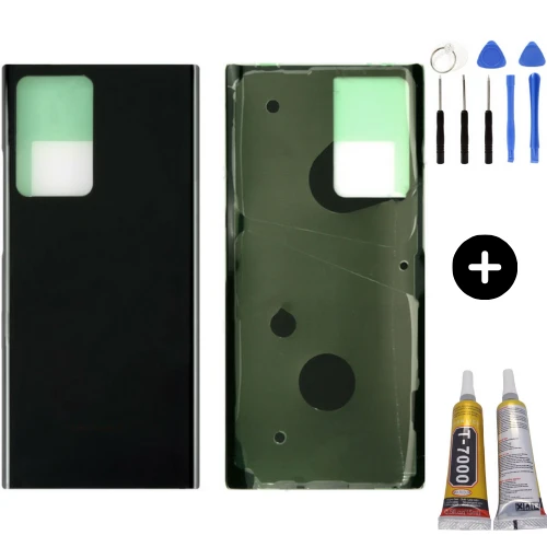 Samsung Galaxy Note 20 Ultra SM-N985 Uyumlu Arka Pil Kapağı Siyah + Montaj Seti ürün görseli 1