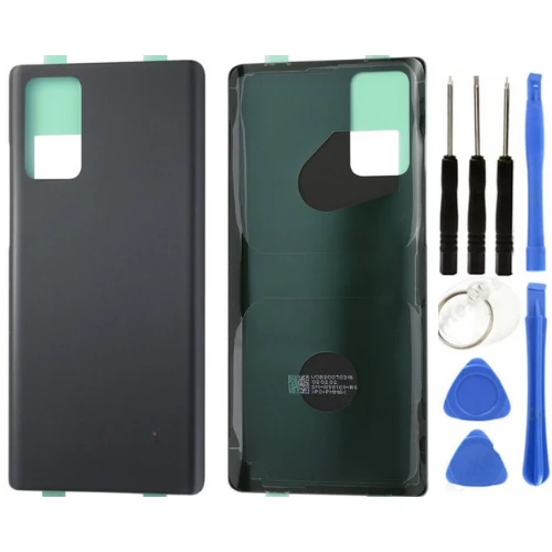 Samsung Galaxy Note 20 SM-N980 Uyumlu Arka Pil Kapağı Siyah + Tamir Seti ürün görseli 1