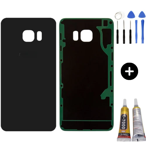 Samsung S6 Edge Plus SM-G928 Uyumlu Arka Pil Kapağı Siyah + Montaj Seti ürün görseli 1