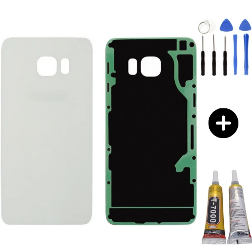 Samsung S7 SM-G930 Uyumlu Arka Pil Kapağı Beyaz + Montaj Seti ürün görseli 1