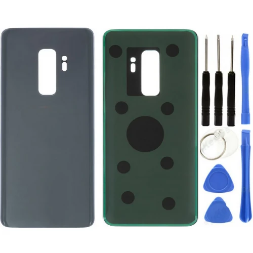 Samsung S9 Plus SM-G965 Uyumlu Arka Pil Kapağı Gri + Tamir Seti ürün görseli 1