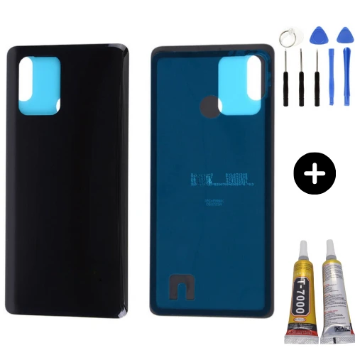 Samsung S10 Lite SM-G770 Uyumlu Arka Pil Kapağı Siyah + Montaj Seti ürün görseli 1