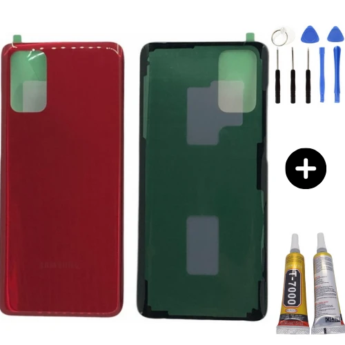 Samsung S20 Plus SM-G985 Uyumlu Arka Pil Kapağı Kırmızı + Montaj Seti ürün görseli 1