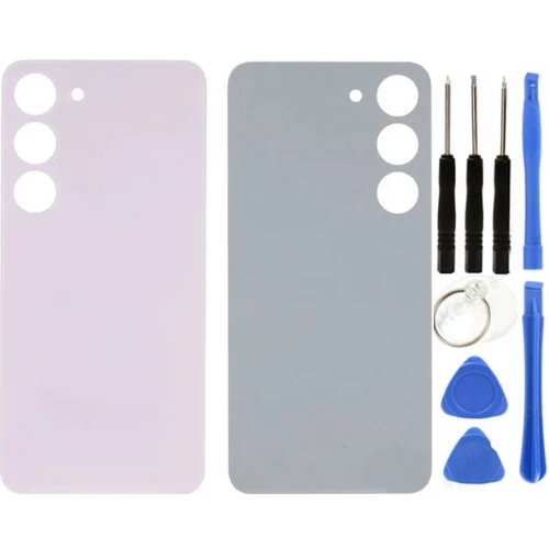 Samsung S23 SM-S911 Uyumlu Arka Pil Kapağı Pembe + Tamir Seti ürün görseli 1