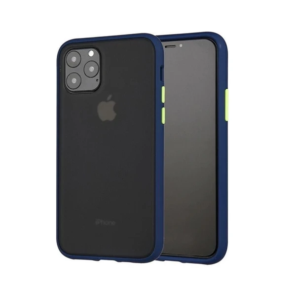 Apple iPhone 12 Pro Max Lent Silikon Kılıf (6.7") - Lacivert ürün görseli 1