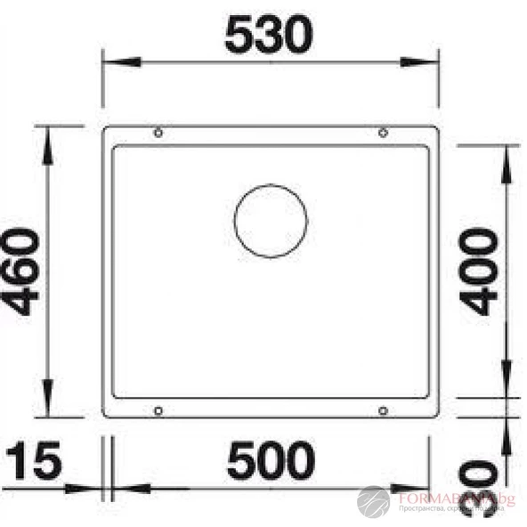 527170-Blanco Subline 500 - U Granit Eviye Soft Beyaz - Resim 7
