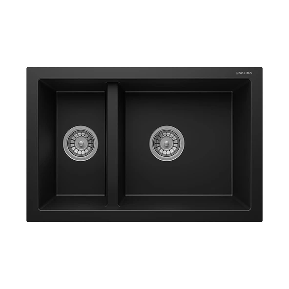 Tetragon 2B 65 Granit Eviye (Metallic Black) ürün görseli 1