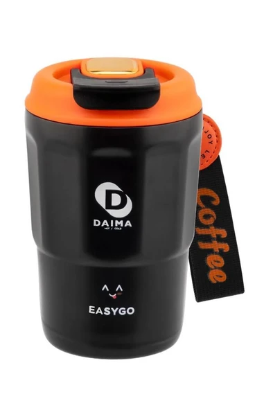 DAİMA EASYGO BARDAK TERMOS SİYAH 380ML ürün görseli 1