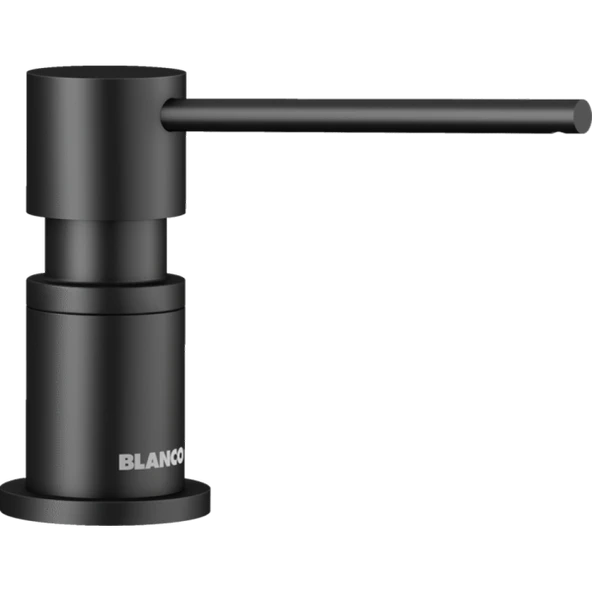 525789-Blanco Lato Sıvı Sabunluk Mat Siyah ürün görseli 1