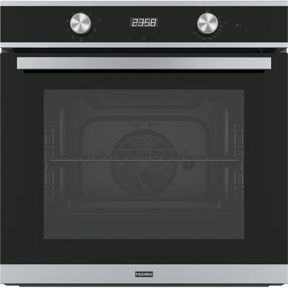 116.0605.990-Franke Smart Fsm 86 H Xs Black Glass/İnox Fırın ürün görseli 1