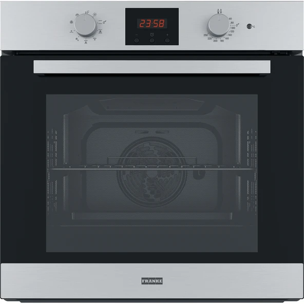 116.0609.446-Franke Fsl 86 H Xs Black Glass/inox Fırın ürün görseli 1