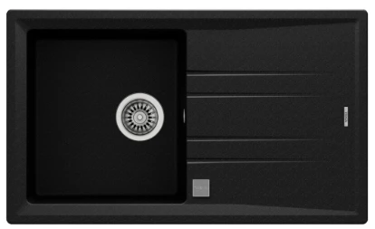 115330017-Teka Stone 50 B-Tg Metallic Black Granit Eviye ürün görseli 1