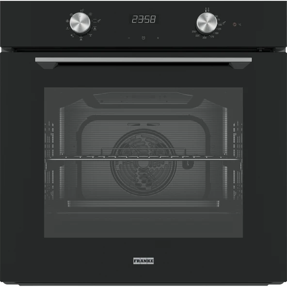 116.0606.098-Franke Fma 86 H Bk Black Glass Fırın ürün görseli 1