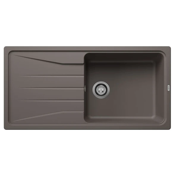 527341-Blanco Sona Xl 6 S Volcano Gri Granit Eviye ürün görseli 1