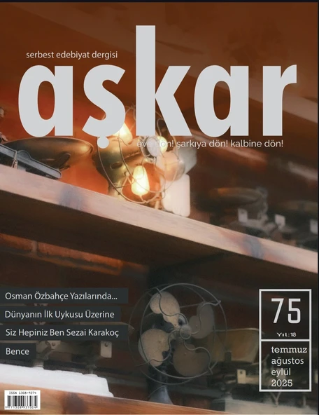Aşkar Dergi 75.Sayı Temmuz-Ağustos-Eylül 2025 ürün görseli 1