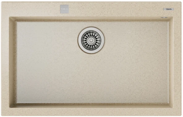 115230002-Teka Forsquare 72.40 Tg Avena Beige Granit Eviye ürün görseli 1