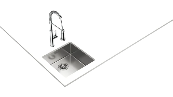 115000007-Teka Be Linea Rs15 40.40 Çelik Eviye - Resim 2