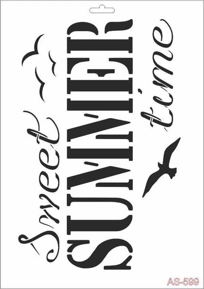 A4 SERİSİ STENCIL AS599 21X29 ürün görseli 1