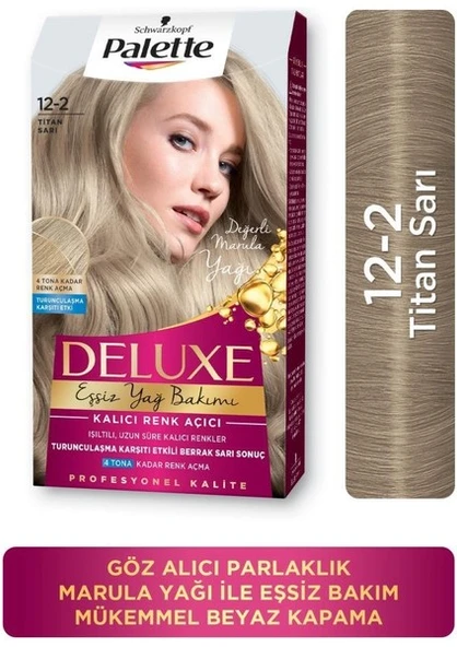 Palette Deluxe Saç Boyası 12-2 Titan Sarı ürün görseli 1