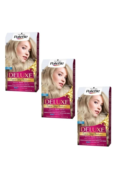Palette Deluxe Saç Boyası Titan Sarı 12-2 x 3 Adet ürün görseli 1