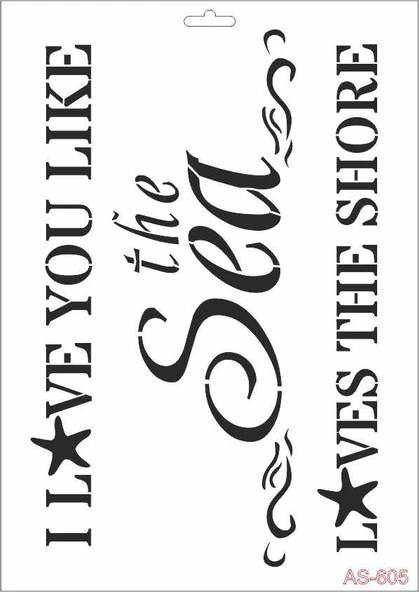 A4 SERİSİ STENCIL AS605 21X29 ürün görseli 1