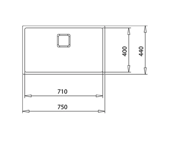 115000011-Teka Flexlinea Rs15 2B 71.40 Çelik Eviye - Resim 5