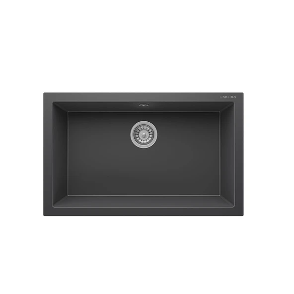 Morganit Gn-78 Granit Eviye (Graphite Grey) ürün görseli 1