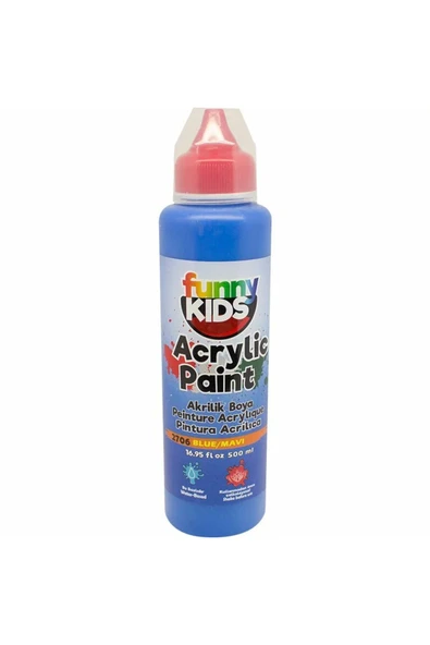 Rich Funny Kids 500ml Akrilik Boya Mavi ürün görseli 1