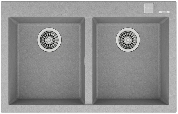115260015-Teka Forsquare 790 Tg Stone Grey Granit Eviye ürün görseli 1