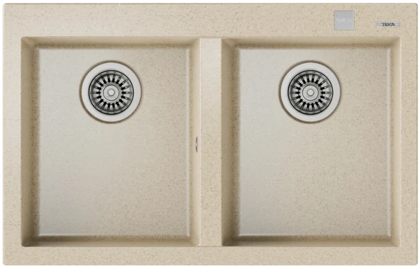 115260016-Teka Forsquare 790 Tg Avena Beige Granit Eviye ürün görseli 1