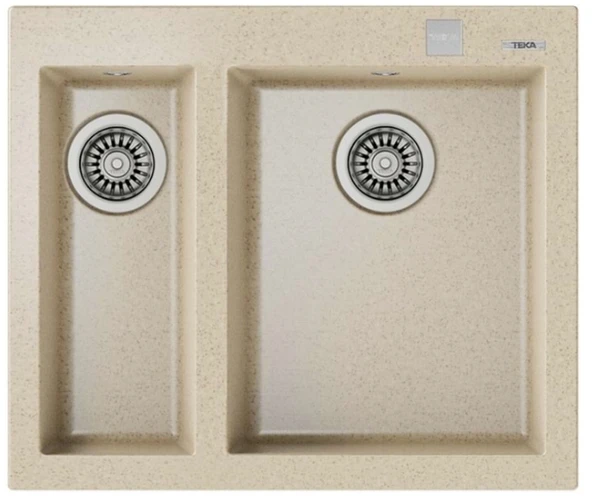 115260021-Teka Forsquare 590 Tg Avena Beige Granit Eviye ürün görseli 1