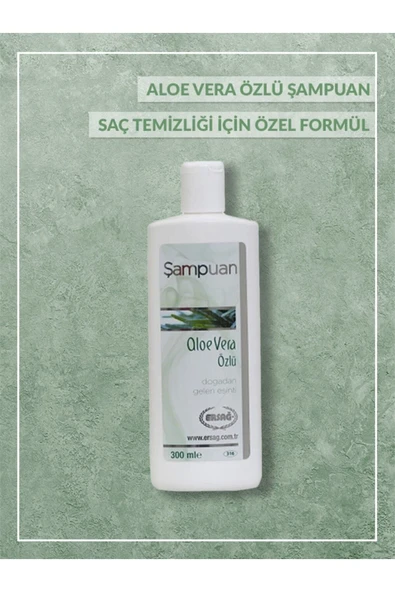 Ersağ Aloe Vera Özlü Şampuan 300 Ml. ürün görseli 1