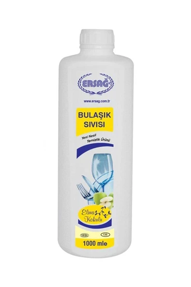 Ersağ Bulaşık Sıvısı 1000ml Elma Kokulu ürün görseli 1