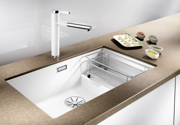 523461-Blanco Subline 700 -U Level Granit Eviye Kahve - Resim 2