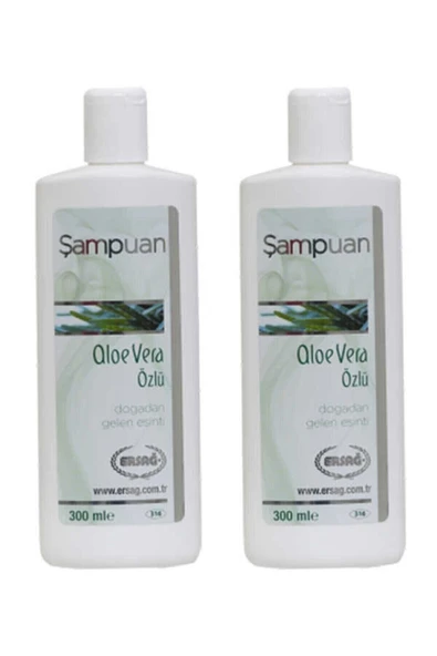 Ersağ Aloe Vera Özlü Şampuan 300ml 2adet ürün görseli 1