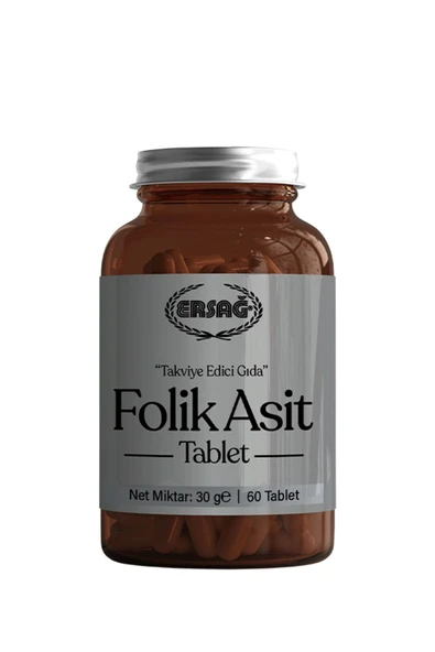 Ersağ Folik Asit 60 Tablet ürün görseli 1