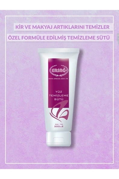 Ersağ Yüz Temizleme Sütü 200 ml ürün görseli 1