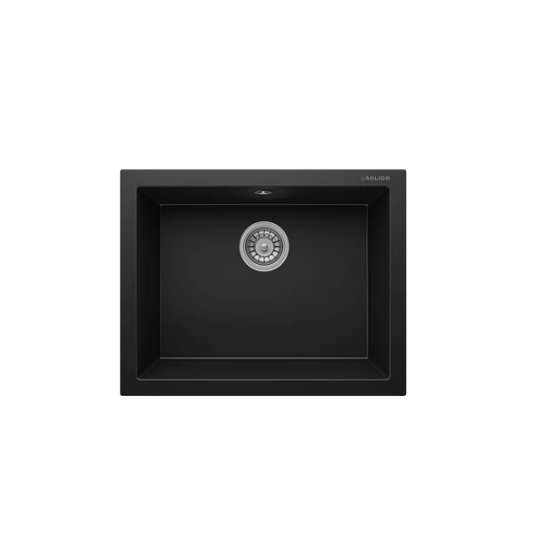 Morganit Gn-60 Granit Eviye (Metallic Black) ürün görseli 1