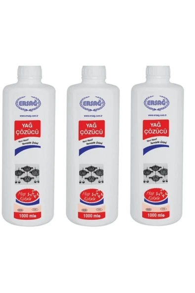 Ersağ Yağ Çözücü 1000 ml X3 Adet (bitkisel ) ürün görseli 1