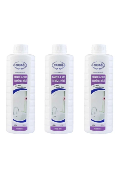 Ersağ Antibakteriyel Banyo & Wc Temizleyici 1000 ml. * 3 Adet ürün görseli 1