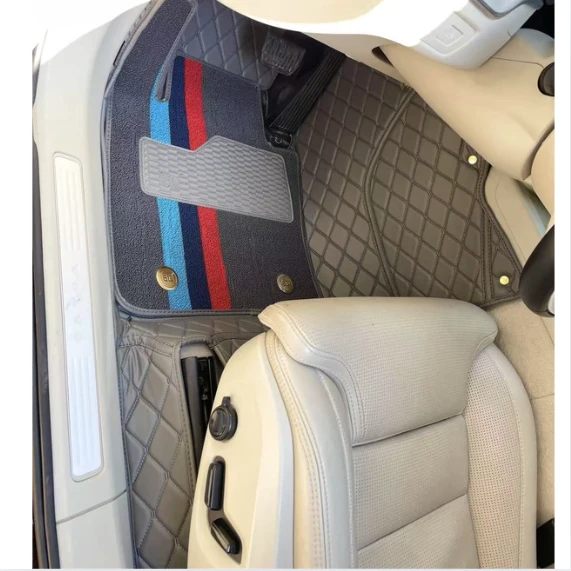 Volvo Xc60 (Dizel) Aracına Özel 8D Çift Katmanlı Havuzlu Paspas Takım(Gri) ürün görseli 1