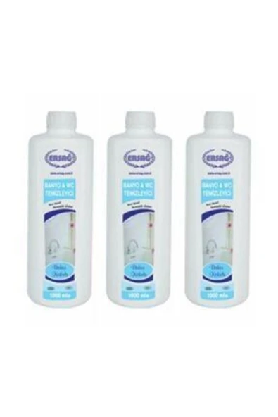 Ersağ Bahar Kokulu Banyo Wc Temizleyici 3 Adet X 1000 Ml. Orjinal Ürün Yeni Tarih ürün görseli 1