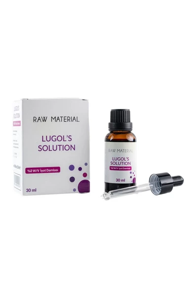 Raw Material Lugols Solution İyot %2 Damla 30 ml ürün görseli 1