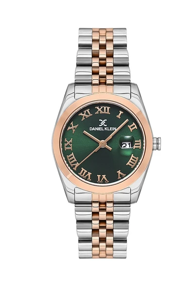 DANIEL KLEIN DK102-DKE.1.10572-11 ROSE GOLD YEŞİL KADRAN KADIN KOL SAATİ ürün görseli 1