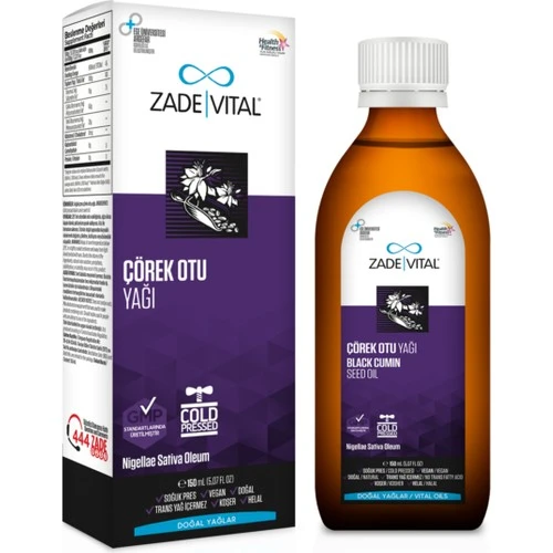 Zade Vital Çörek Otu Yağı 150 ml ürün görseli 1